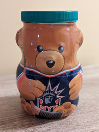 Rare - Vintage 2002 Kraft Peanut Butter Glass Jar Coin Bank - NY