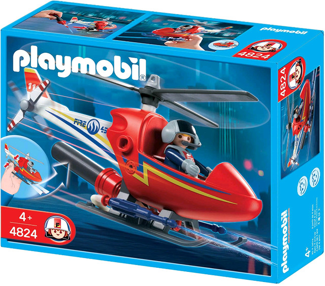 Playmobil Rescue Fire Fighter Helicopter & Chief Vehicle dans Jouets et jeux  à Longueuil/Rive Sud - Image 4