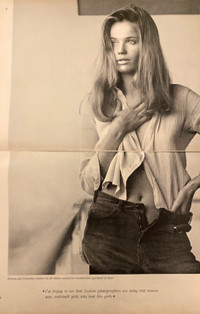 1967 Photo of Model Veruschka Von Lehndorff Original Article
