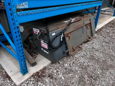 72” bobcat pickup sweeper. Works great, not needed anymore as we bought a larger modal for a wheel l...