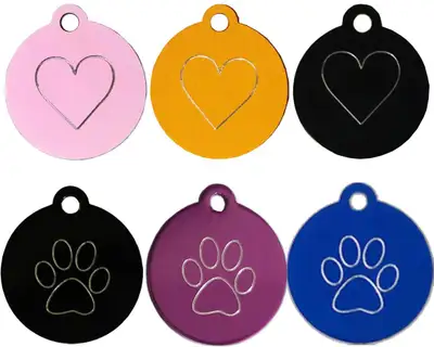 Médaille Gravée Personnalisée pour Chien et Chat** $ 5.99 **, View more