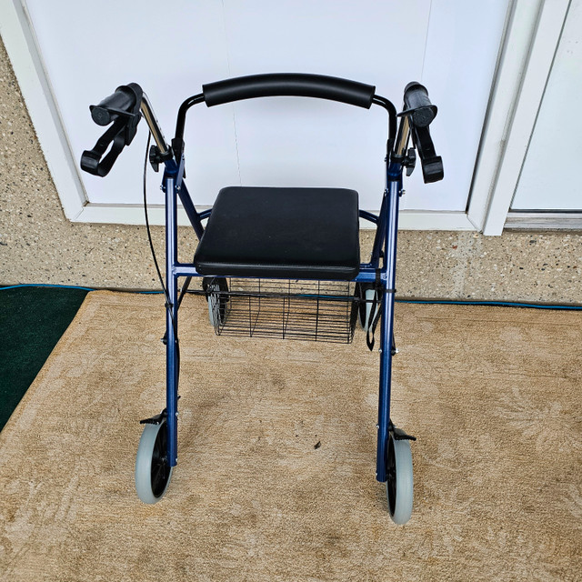 ⭐ 4 Wheel Foldable Walker - Estate Sale - READ AD in Health & Special Needs in Edmonton