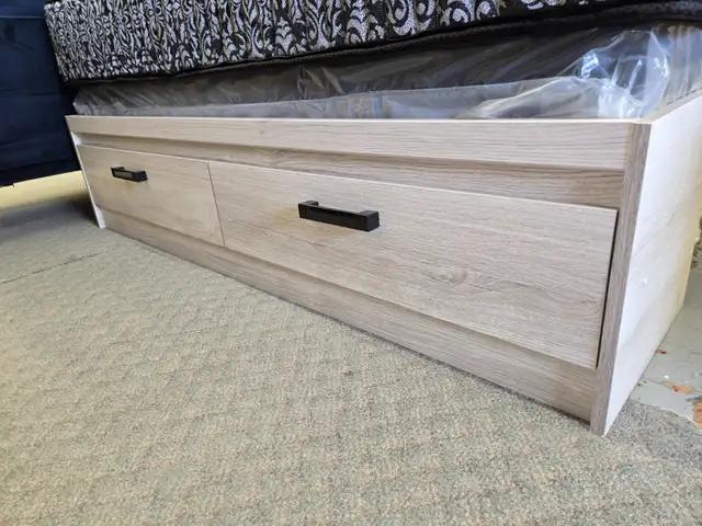 New 630 Series Queen Bedframe with Storage in Beds & Mattresses in Nanaimo - Image 4