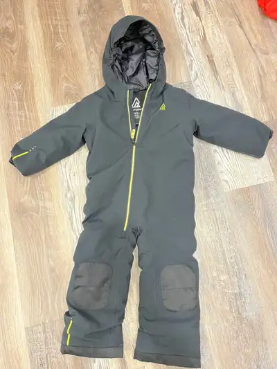 Rip zone one piece snowsuit. Easy on and off. Thin and flexible, perfect for active kids. Dries quic...