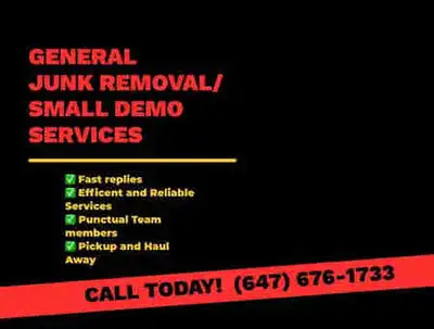 JUNK REMOVAL & SMALL DEMO, View more