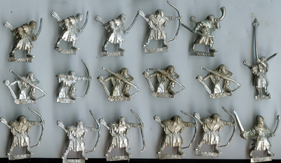 Squires with Bows and Command (17 MINIS)  Warhammer Bretonnia, View more
