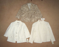New Tanjay Jackets - 12P, Dresses sz 12, M, Winter Coat sz M