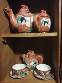Antique Japanese tea set