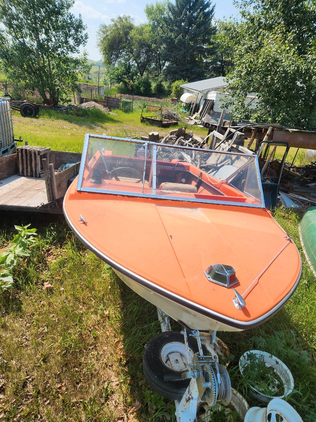 1975 Anchor industries 14ft boat and trailer Powerboats & Motorboats