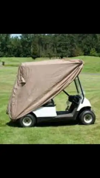 TOILE PROTECTRICE ET DE REMISAGE POUR VOITURETTE DE GOLF(CART) disponible sur place , toile pour 2 o...