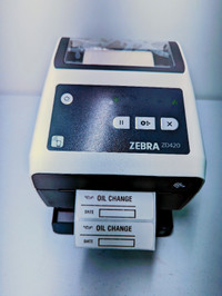 Zebra ZD420 Thermal Label Printer with Battery