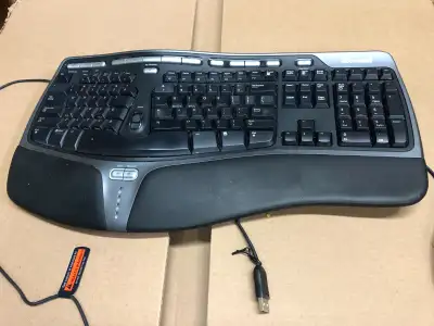 Microsoft Natural Ergonomic USB Wired Keyboard, View more