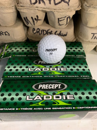 New golf balls Precept Laddie X