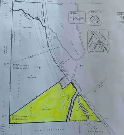 25 acres for sale in Paterson. This property is split by Greening Road . Little Sheep Creek runs thr...