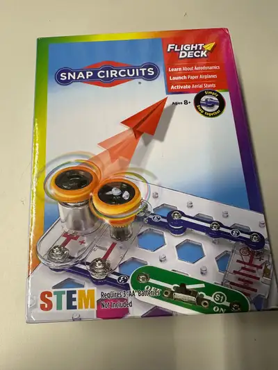 A great tool to learn about science and electronics. The kit includes multiple circuit components. C...
