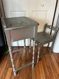 Vintage child’s desk and chair 