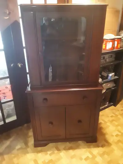 Cherry Wood Display Case/Cabinet, View more