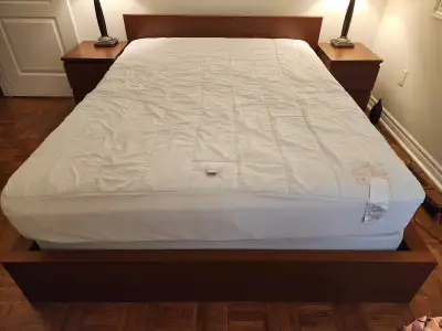 Bed Frame with Side Tables, View more
