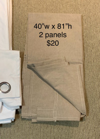 Pair of curtain panels 