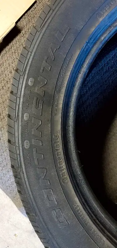 Contential CrossContact LX20 Size: 245 55 R19 Single Tire available Tire has 80-90% tread left Tire...