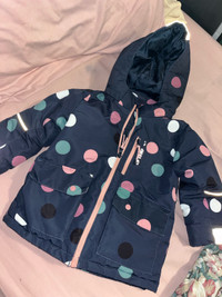 H and m toddlers winter coat/manteau d’hiver filles 
