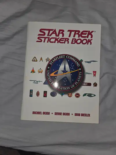 The Star Trek Sticker Book 50 OBO