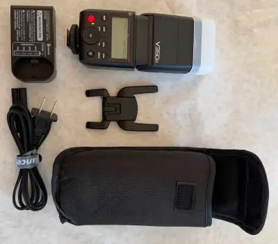 Godox V350F TTL Flash for Fuji 1/8000s GN36 HSS Camera Flash with 2000mAH Battery. A compact, lightw...