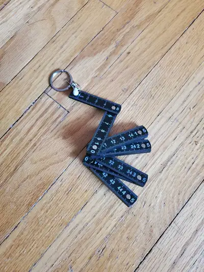 Folding Ruler Keychain, View more