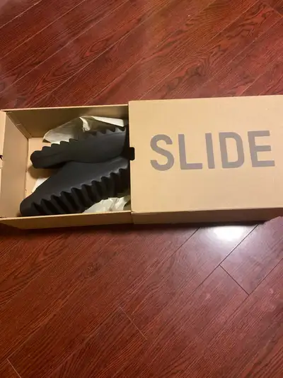 Brand New Adidas Yeezy Slides Onyx - Authentic (read desc.), View more