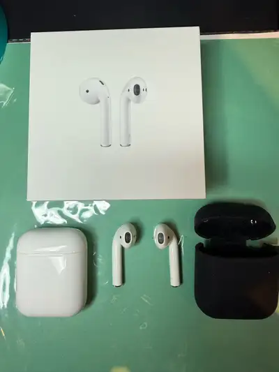 Apple Airpods Wireless Bluetooth In-Ear Headset w/ Charging Case, View more