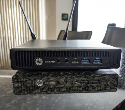 HP EliteDesk 800 G2 Mini. Intel Core i5‑6600T @ 2.7 GHz  16GB, View more
