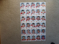 FS: 1987-88 "Calgary Flames" Red Rooster Un-Cut Sheet Set