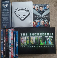 DVDs/BlueRays - Hulk, Superman, X-men, Avengers, etc