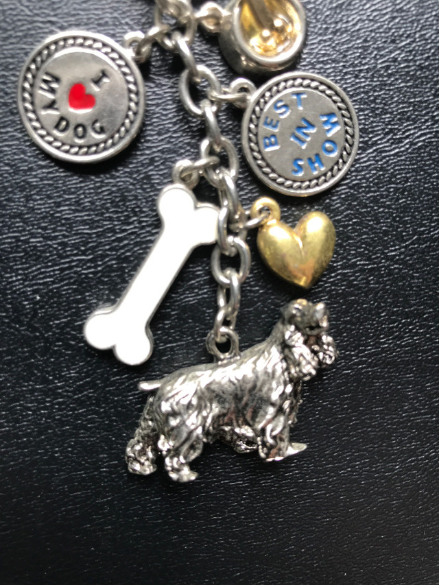 New, “English Cocker Spaniel” 3D Metal Dog Keychain in Arts & Collectibles in Bedford - Image 4