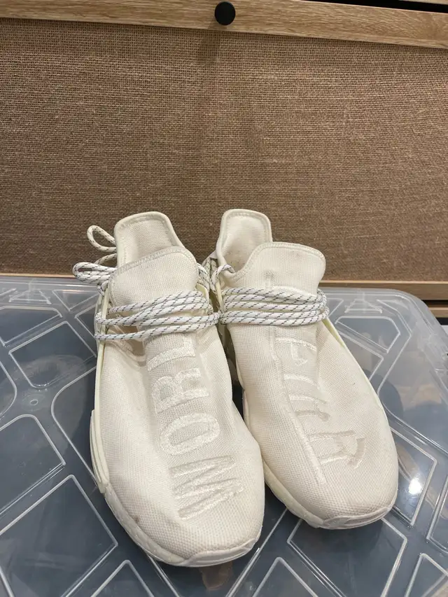 UA Adidas Human Race NMD • Pharrell Blank Canvas • Size 12 in Men's Shoes in Oshawa / Durham Region - Image 5