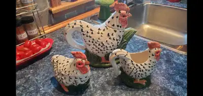 Teapot  Sugar and Creamer, View more