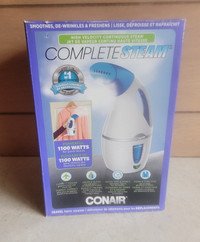 CONAIR 1100 Watt Steamer "Complete Steam" BRAND NEW