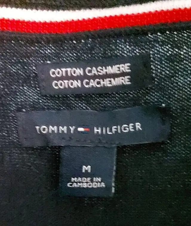 HILFIGER LADIES COTTON-CASHMERE SWEATER (size M)63007359417859122