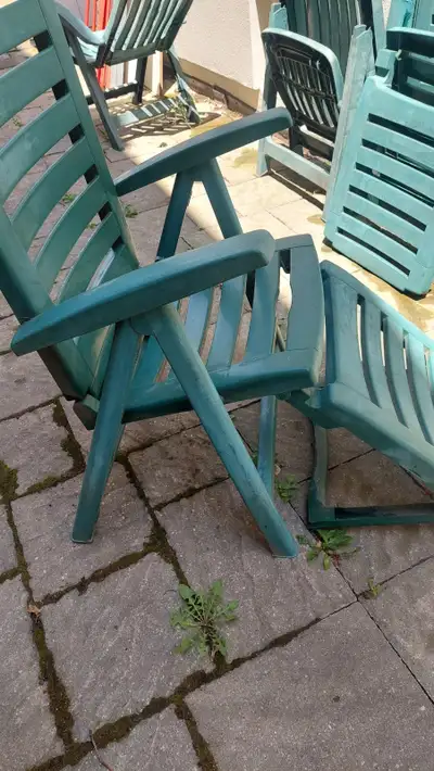 Garden Chairs- 2 long - 2 short-, View more