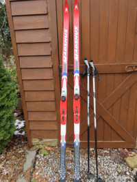Madshus Supergrip Junior Cross Country Skis + Poles