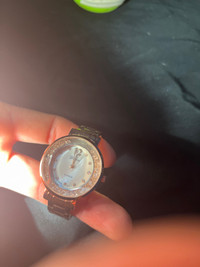 Geneva platinum watch