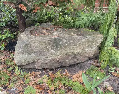 FREE Landscaping Boulder/Large garden stones- very heavy- beside, View more