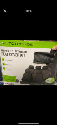 Car seat cover kit: front and backseat 