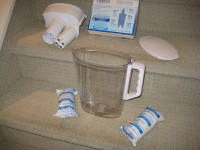 BRITA water filtration pitcher and filters