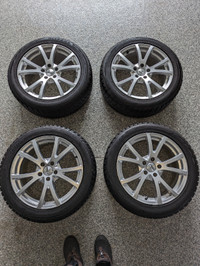 Winter tires with Alloy rims