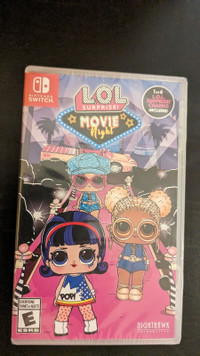 Lol Surprise Movie Night New SEALED Switch game