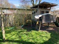 Swing set/tree house 