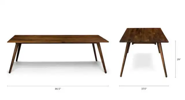 Dining table for 8 Walnut from Article.com in Dining Tables & Sets in City of Toronto - Image 8