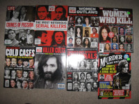 Various Crime magazines-$5 each