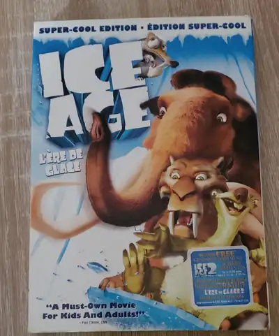 Ice Age Super-Cool Edition DVD. The DVD itself is brand new and sealed, however the DVD's slipcover...